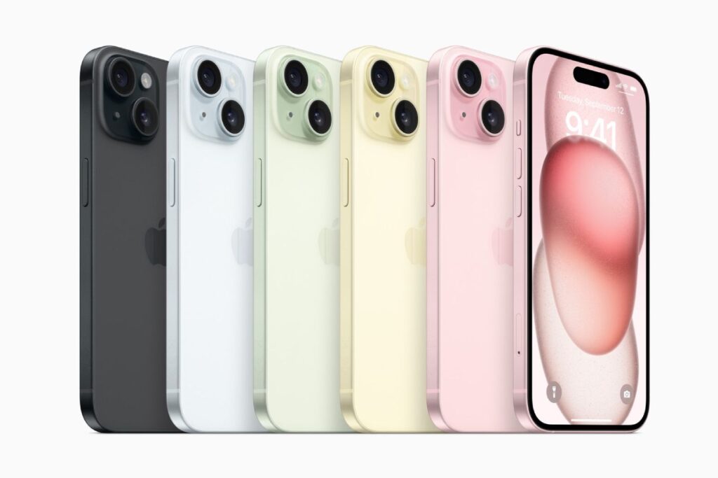 iPhone 15 și 15 Plus în toate variantele de culoare