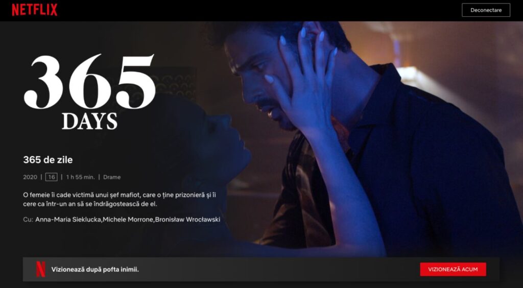 365 Days 4 va putea fi vazut pe Netflix deoarece tot această platformă a distribuit trilogia